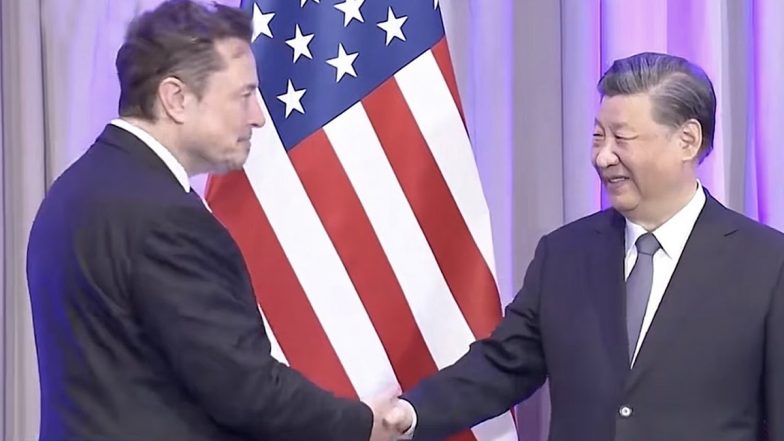 Elon Musk and Tim Cook Greet Chinese President Xi Jinping During Gala Dinner Hosted By US-China Business Council and the National Committee on US-China Relations