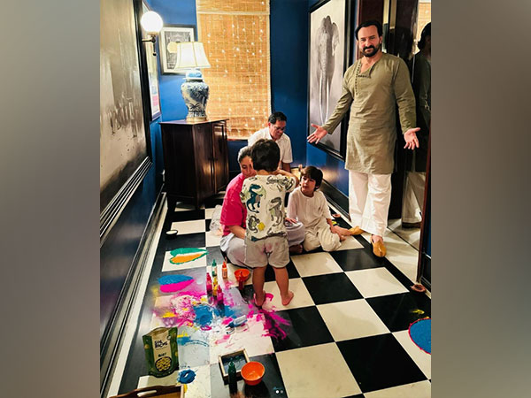 Kareena Kapoor gives a glimpse of her boys’ “messy” Diwali rangoli, check out Saif’s hilarious reaction