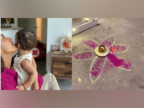 Priyanka Chopra flaunts her daughter Malti Marie’s rangoli on Diwali