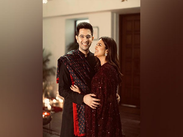 Raghav Chadha calls Parineeti Chopra his “firecracker” as they celebrate their first Diwali after wedding