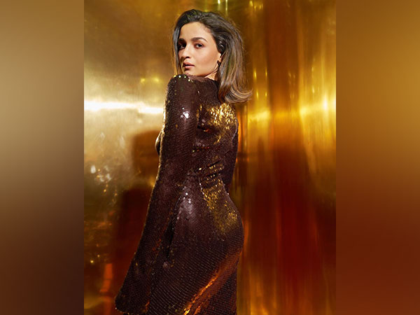 Alia Bhatt exudes glamour in shimmery brown dress on ‘Koffee With Karan’ 8 couch