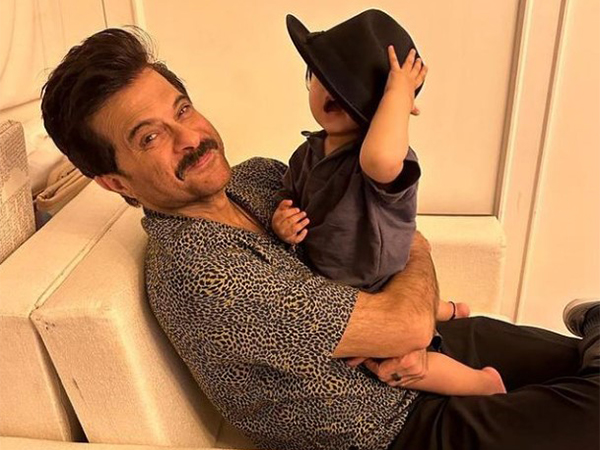 Anil Kapoor feels his grandson Vayu looks better in hat