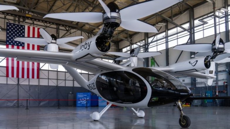 Flying Taxi in US: First-Ever Electric Air Taxi Flight From Joby Aviation Flies Over New York (Watch Video)