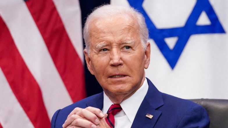 Joe Biden Has Slip of Tongue Again, Refers to US Vice President Kamala Harris as ‘President Harris’ (Watch Video)